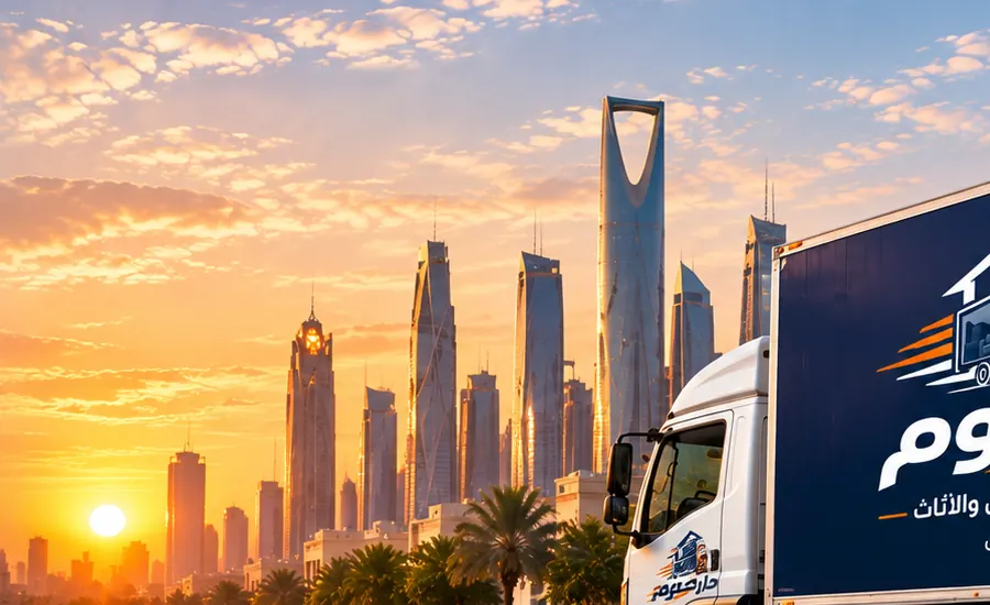 أبراج الرياض وقت الغروب