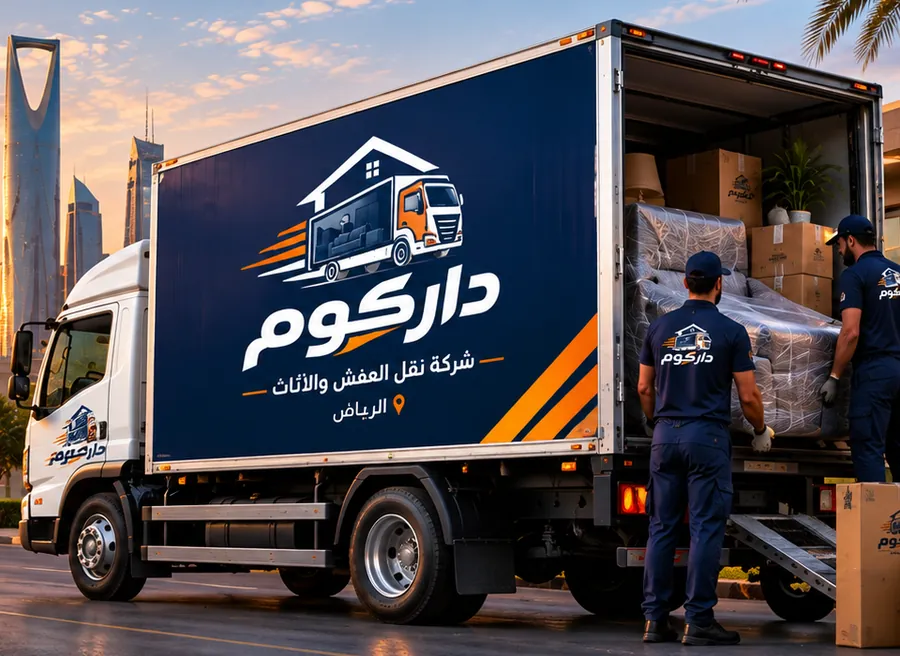 سيارة داركوم المستخدمة في نقل وتركيب الأجهزة في الرياض
